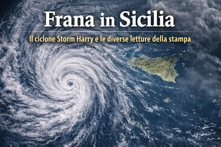 Frana in Sicilia: il ciclone Harry e le diverse letture della stampa internazionale e italiana