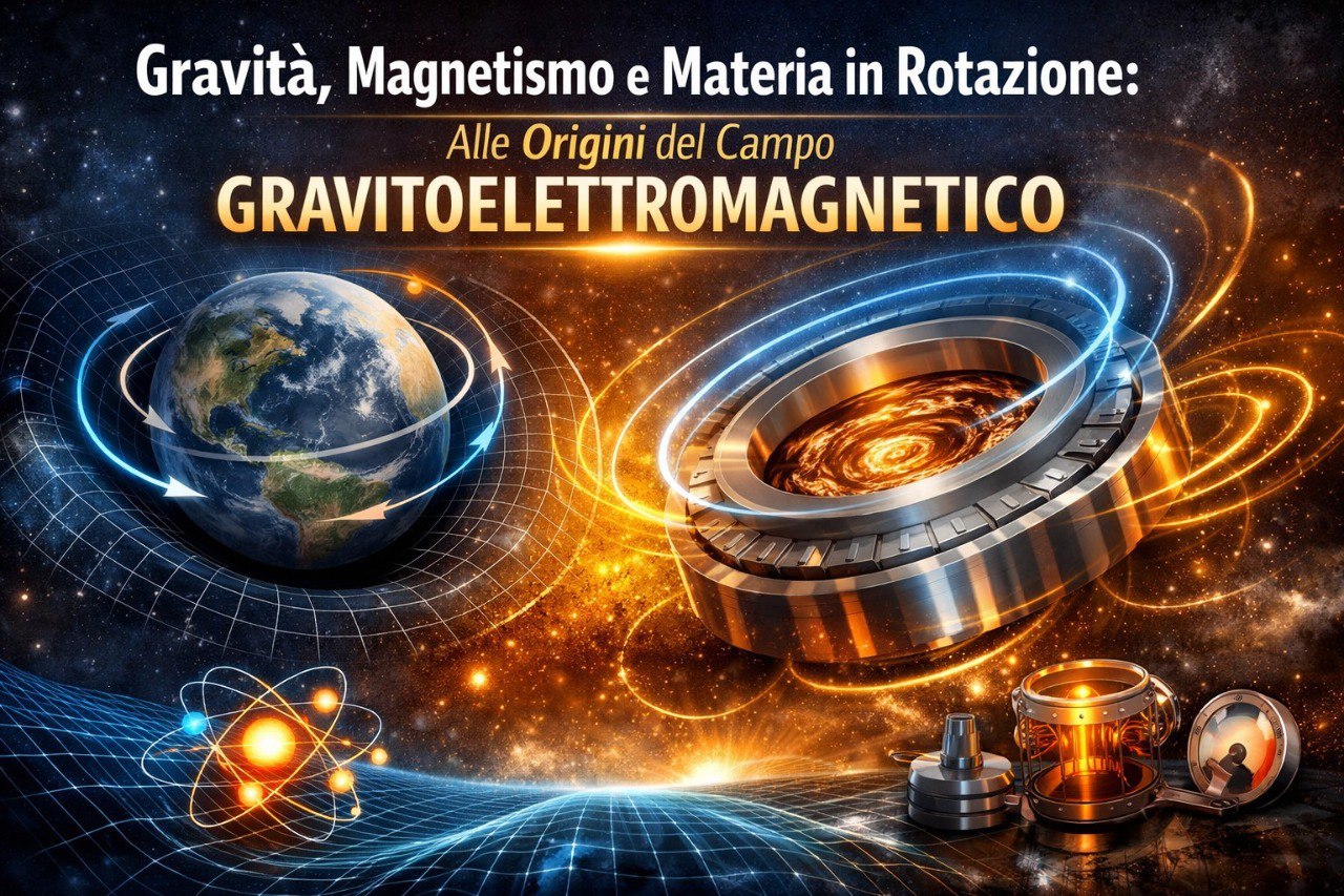 Gravità, magnetismo e materia in rotazione: alle origini del campo gravitoelettromagnetico