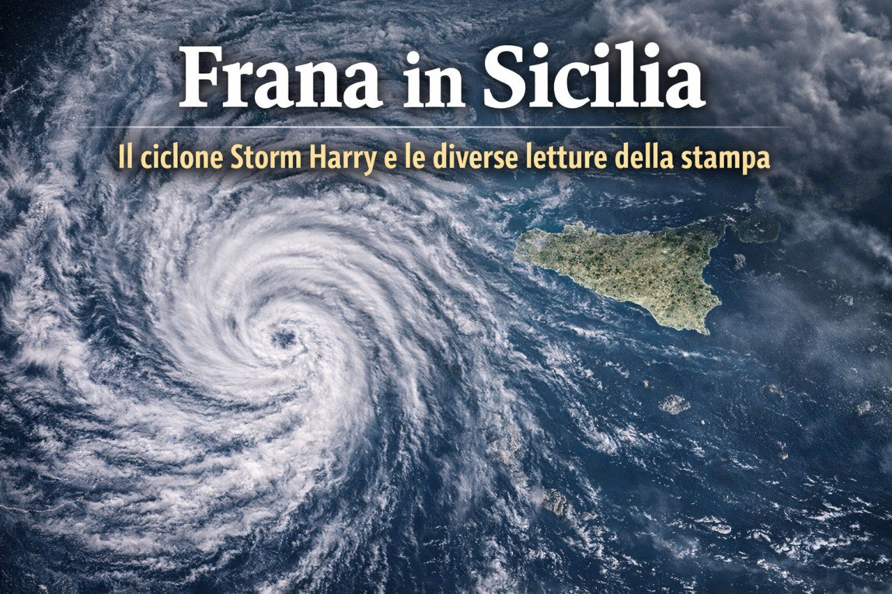 Frana in Sicilia: il ciclone Harry e le diverse letture della stampa internazionale e italiana