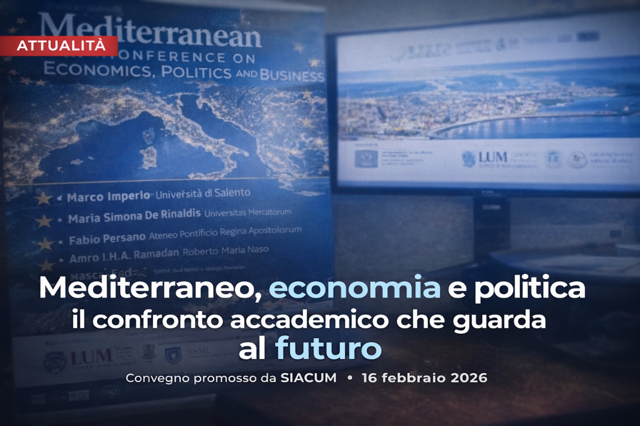 Mediterraneo, economia e politica: il confronto accademico che guarda al futuro
