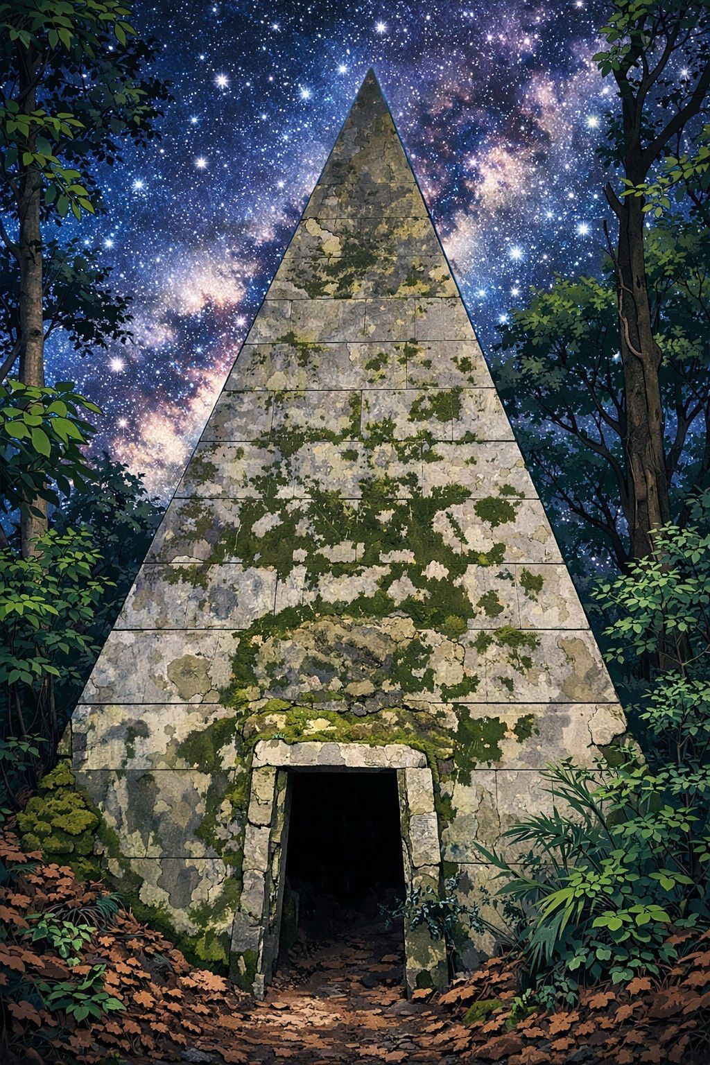 La piramide del Giardino Inglese della Reggia di Caserta guarda a Nord come Cheope